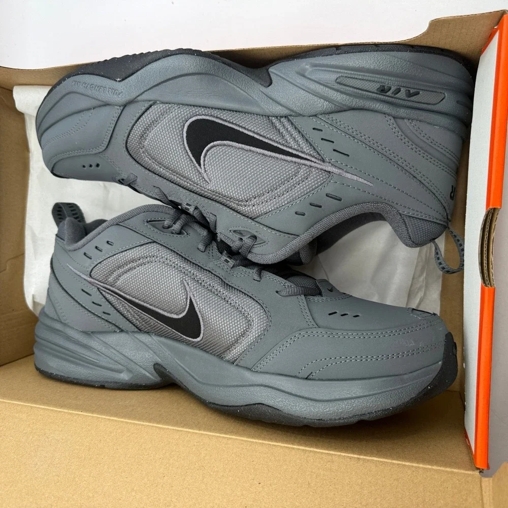 Nike Air Monarch IV Shoes Mens Size 13 Dark Grey Black Training 415445-020